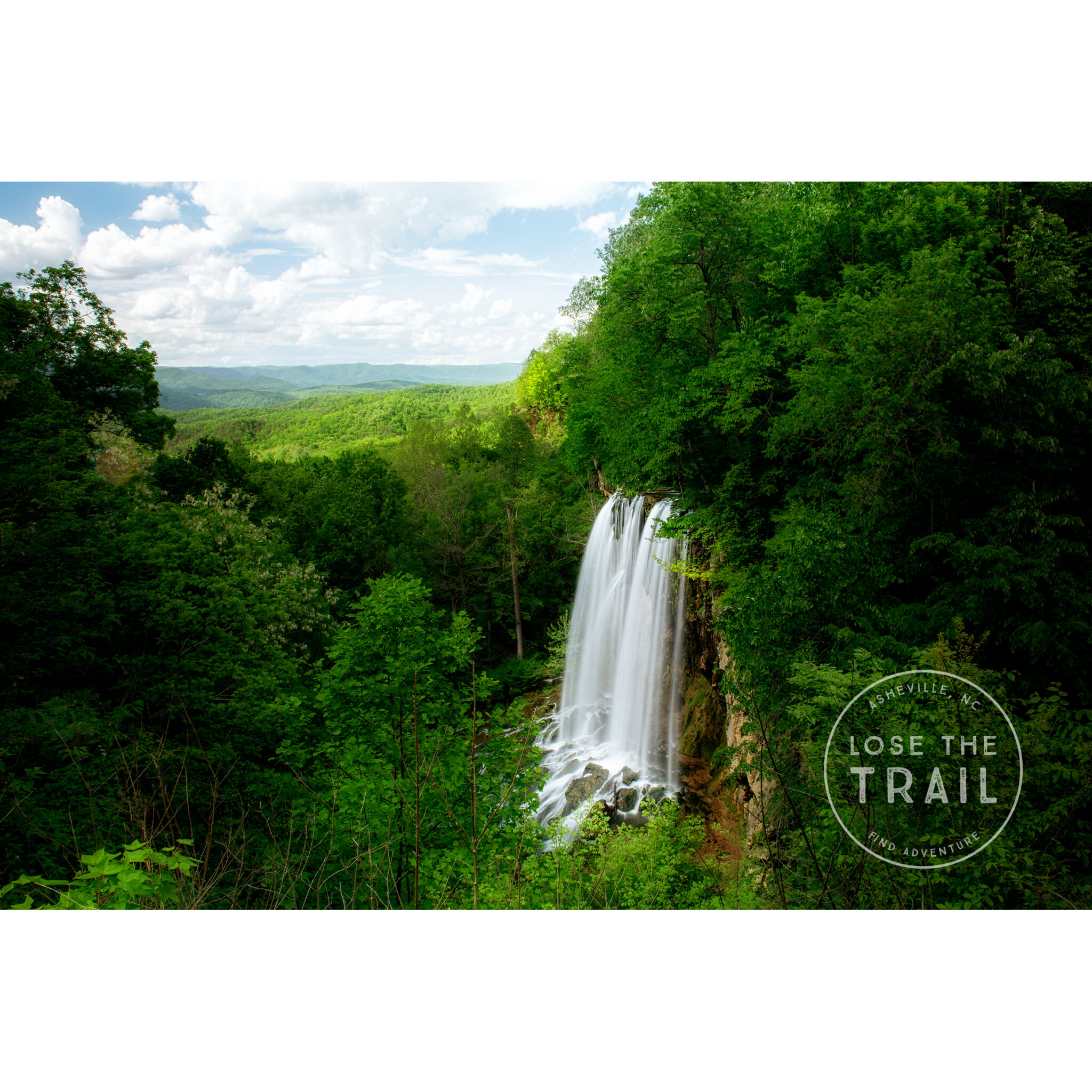 Falling Spring Falls in Alleghany Highlands Virginia Lose The Trail